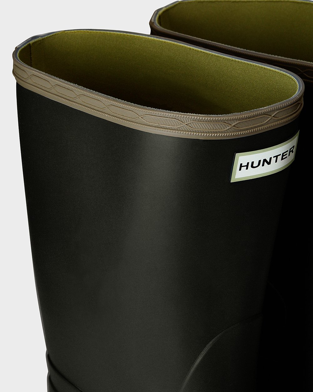 Botas De Cortas Gardener Hunter Mujer - Verde Oscuro Oliva - 203519ANO